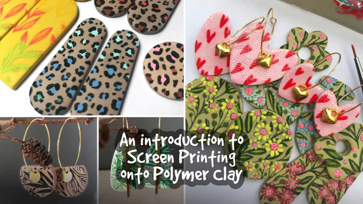 Day Workshop an introduction to Screen Printing onto Polymer Clay