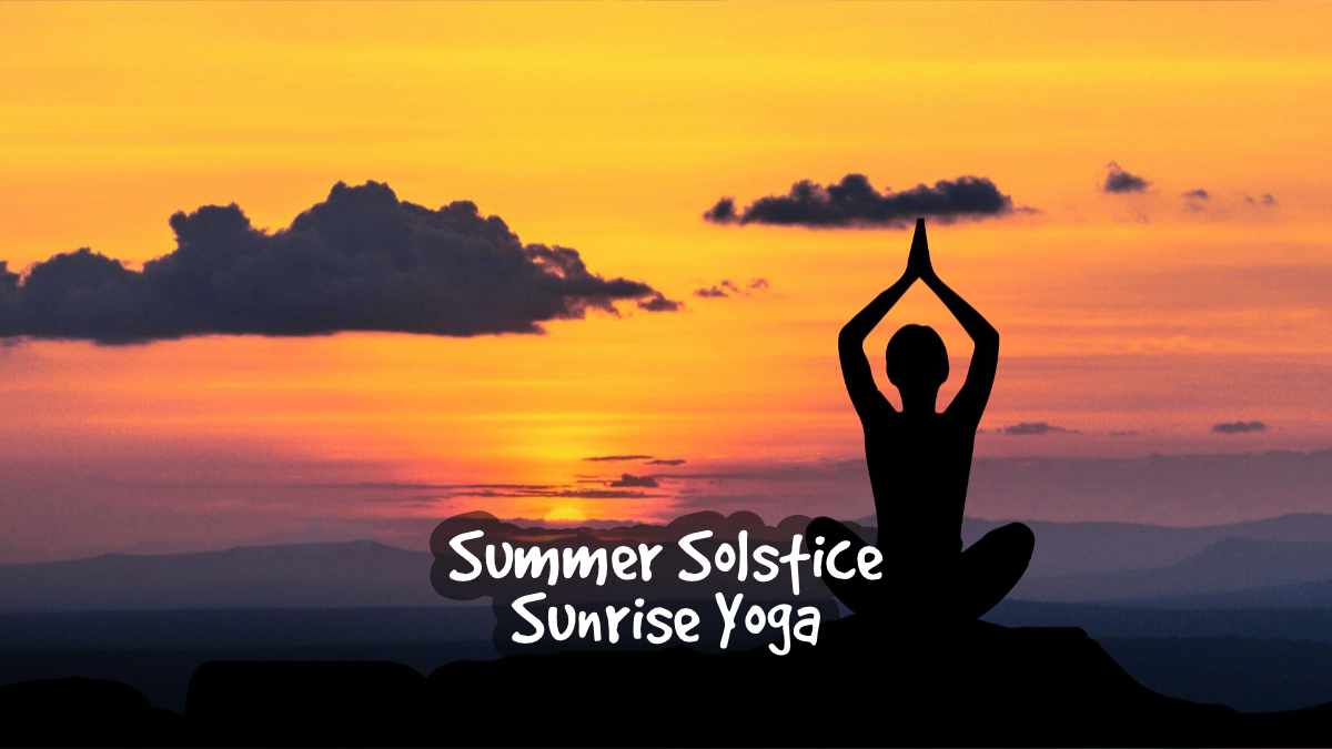Summer Solstice Sunrise Yoga