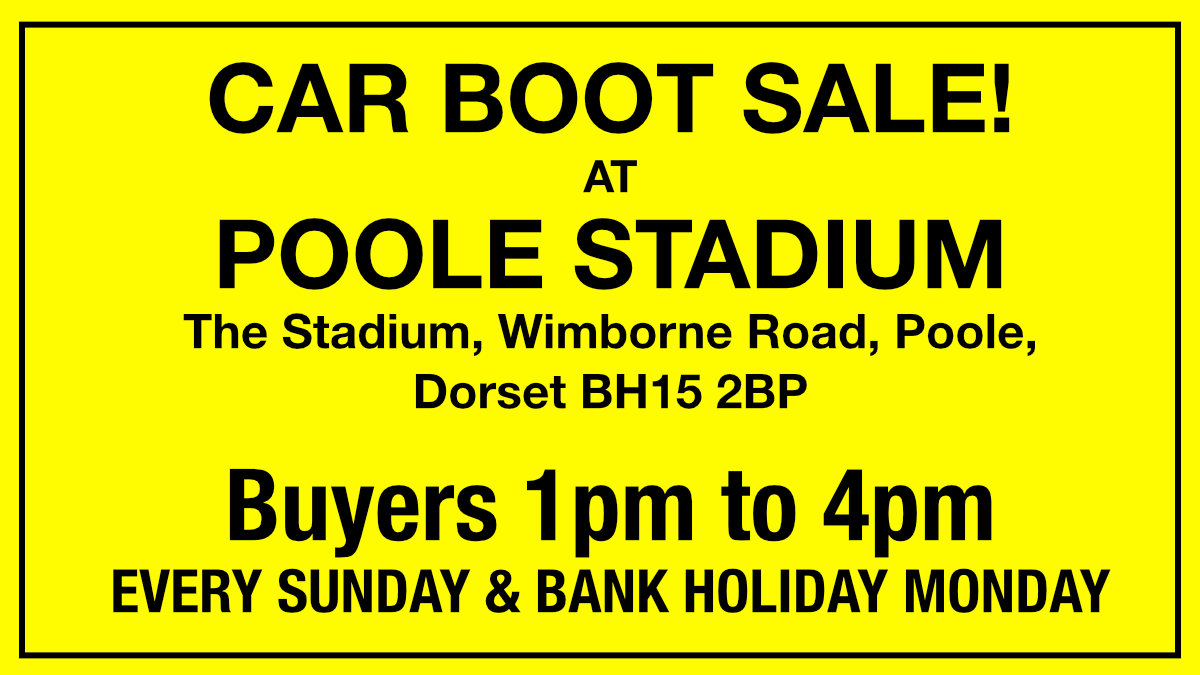 Poole Stadium Car Boot Sale