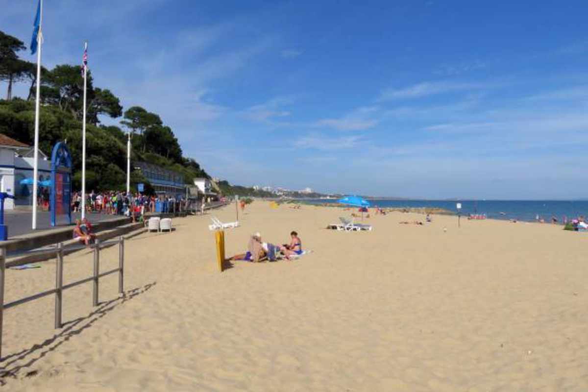 The beach at Branksome Chine (Poole)