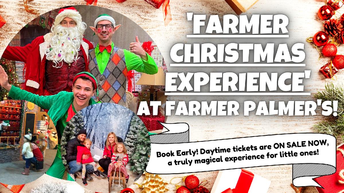Daytime ‘Farmer Christmas Experience’ at Farmer Palmer’s Farm Park