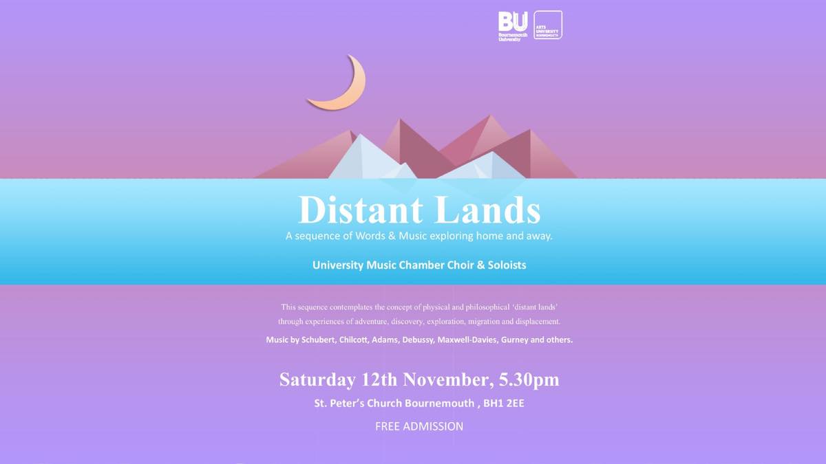 Distant Lands – A Concert of Words and Music