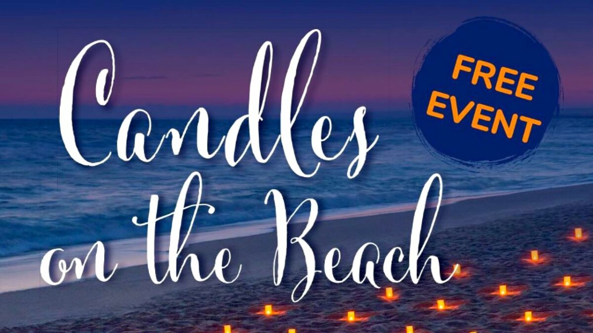Candles on the Beach – Swanage