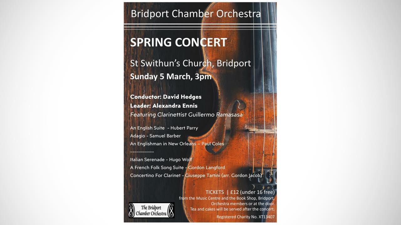 Bridport Chamber Orchestra Spring Concert