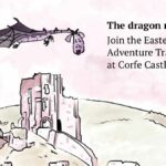 Easter egg hunt at Corfe Castle