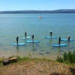 Paddle and Cake on Brownsea Island