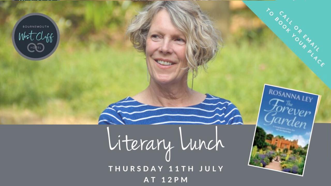 A Literary Lunch with Author Rosanna Ley @ The Bournemouth West Cliff Hotel