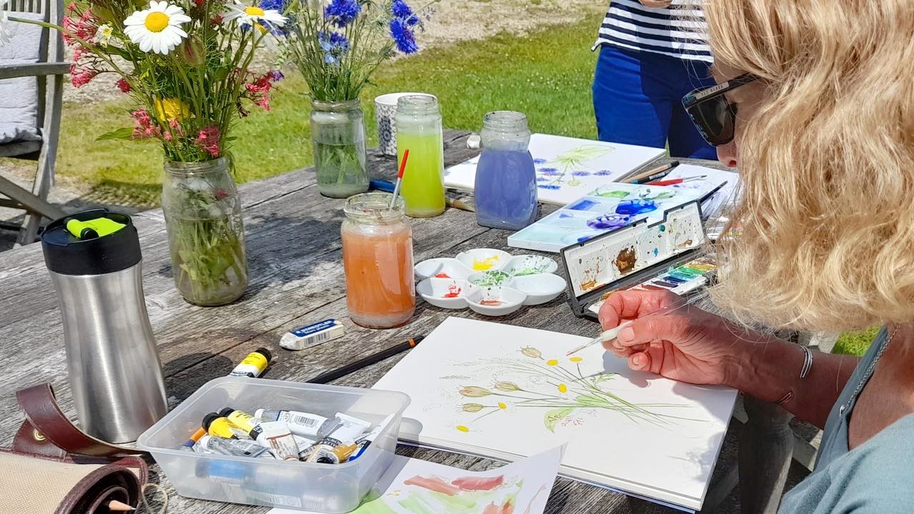 Art and Nature outdoor drawing course at Sandy Hill Arts