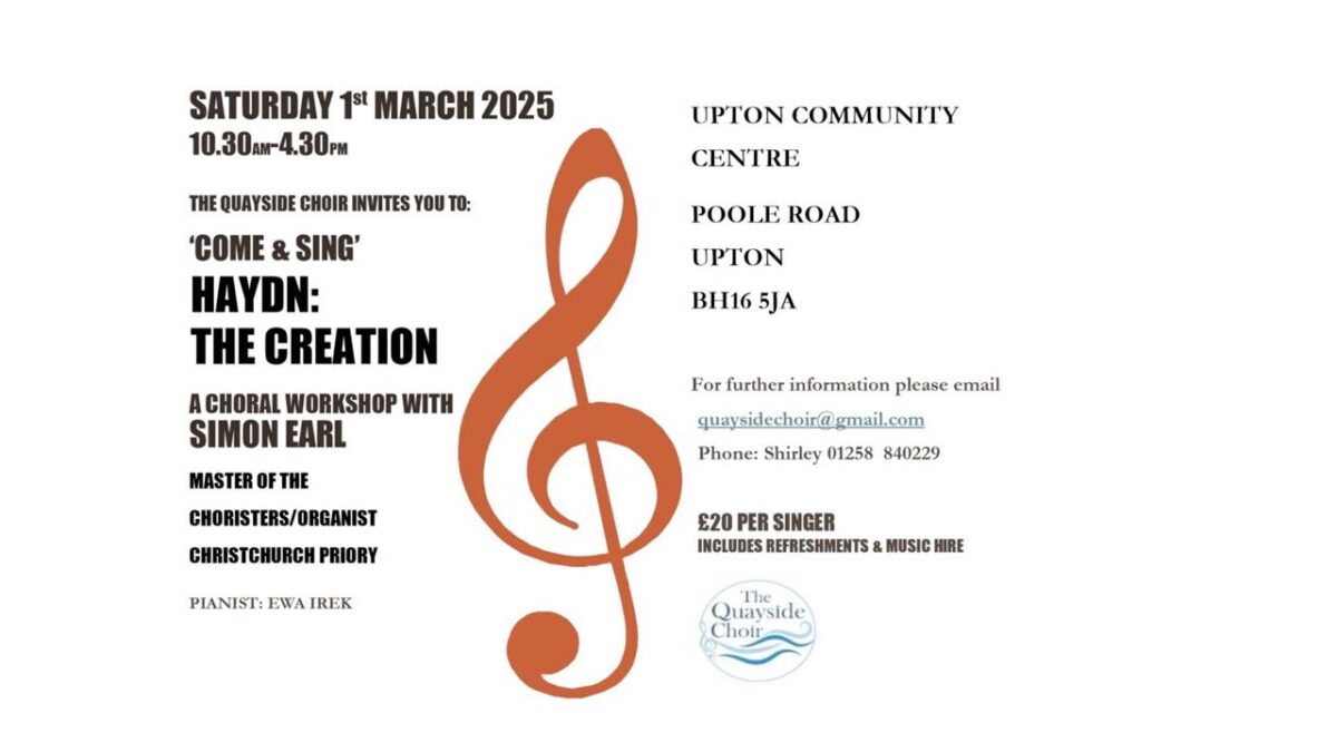 Come and Sing-Haydn’s Creation-Choral Workshop