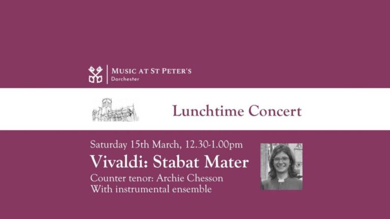 Free Lunchtime Concert Vivaldis Stabat Mater