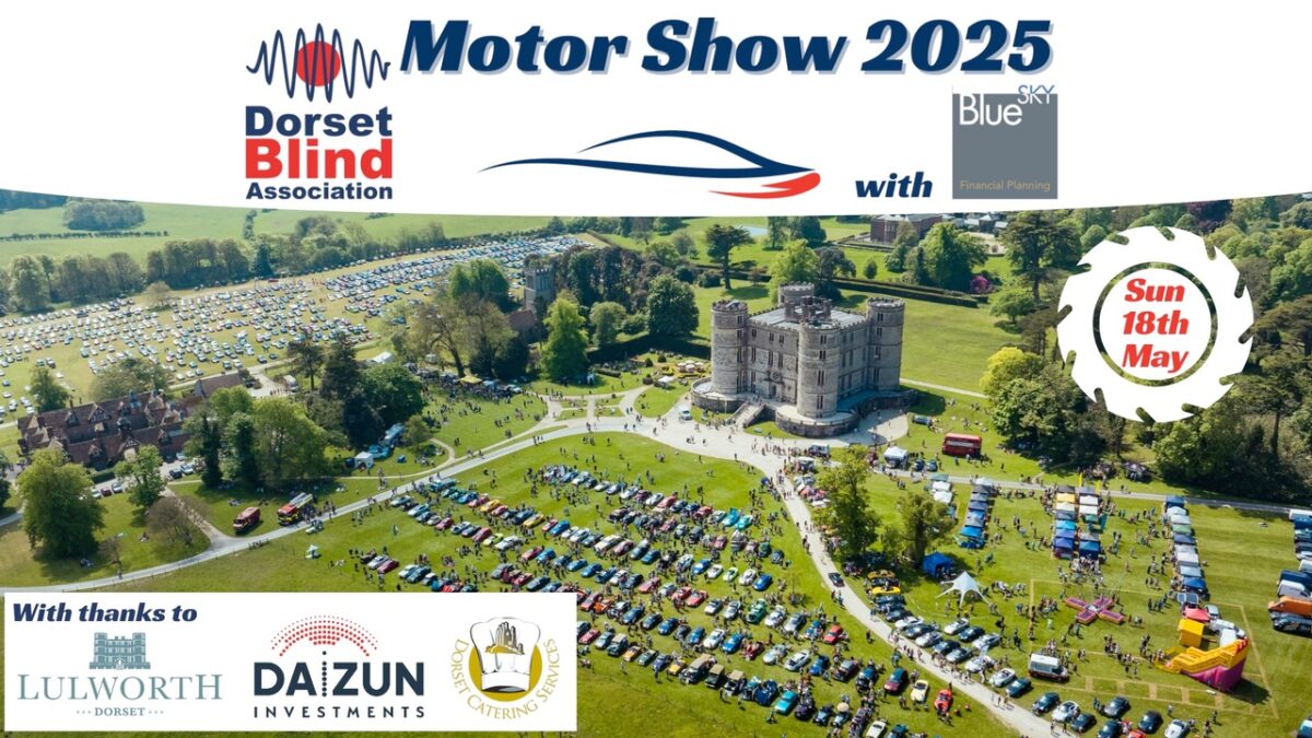 Dorset Blind Association Motor Show 2025 at Lulworth Castle