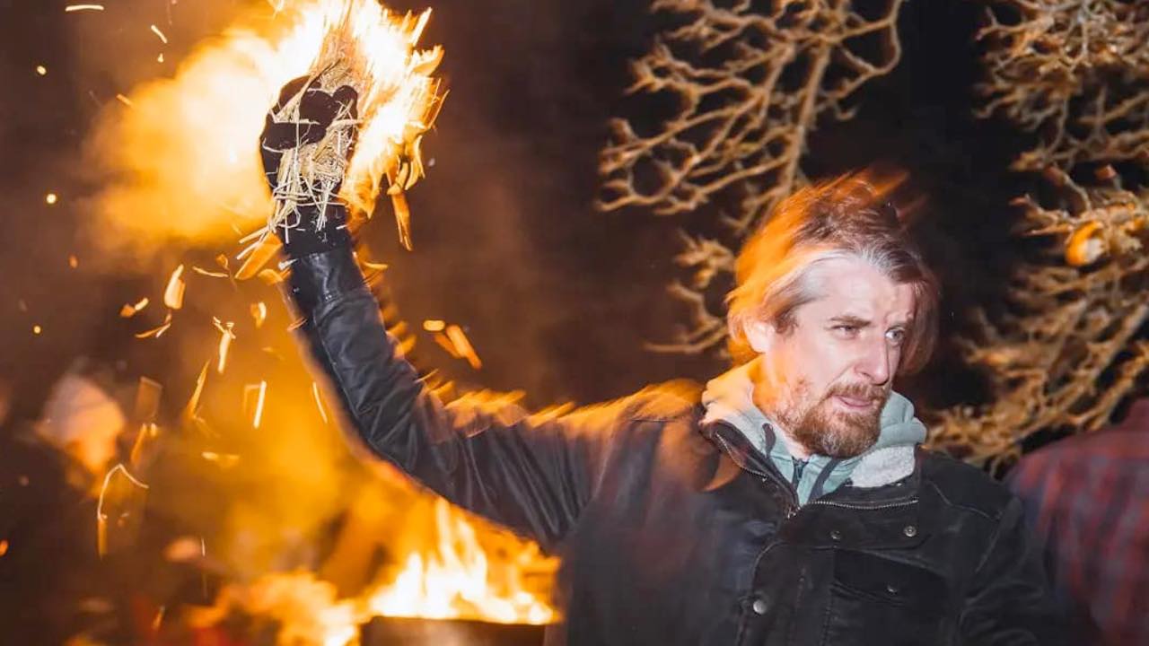 Wassailing at the Cider farm