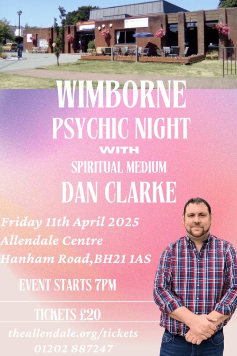 Wimborne Psychic Night With Spiritual Medium Dan Clarke